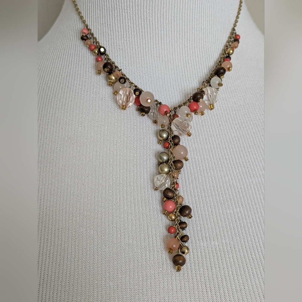 2/$18 VTG Avon Y-Shape Dangle Necklace